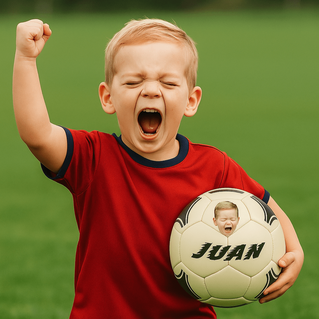 ⚽ Pelota de Fútbol Personalizada con Cara y Nombre – ¡Un Golazo de Regalo!