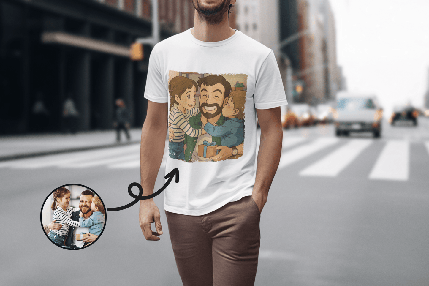 Tu foto al estilo Ghibli – Remera personalizada