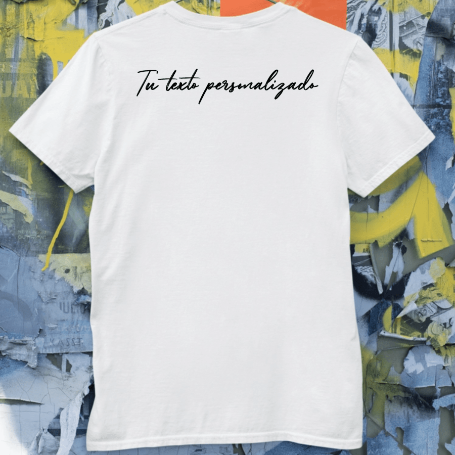 Remera Personalizada - Solo Texto en la espalda