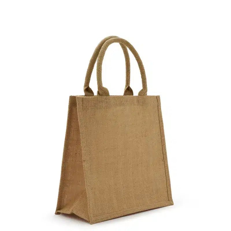 Bolso de yute ecológico / Tote Bag personalizada con nombre y diseño floral