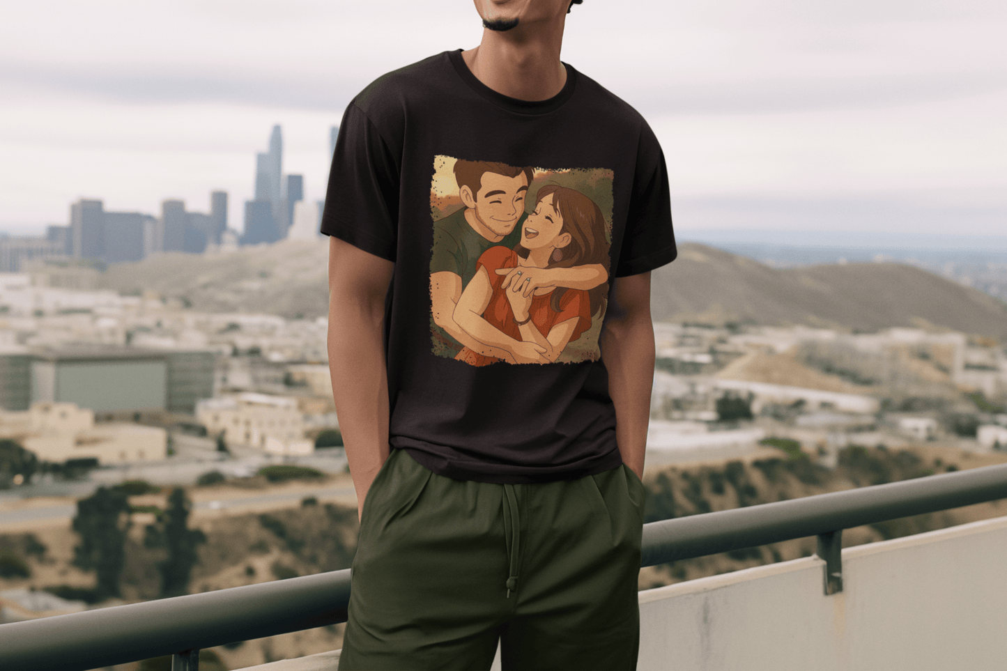 Tu foto al estilo Ghibli – Remera personalizada