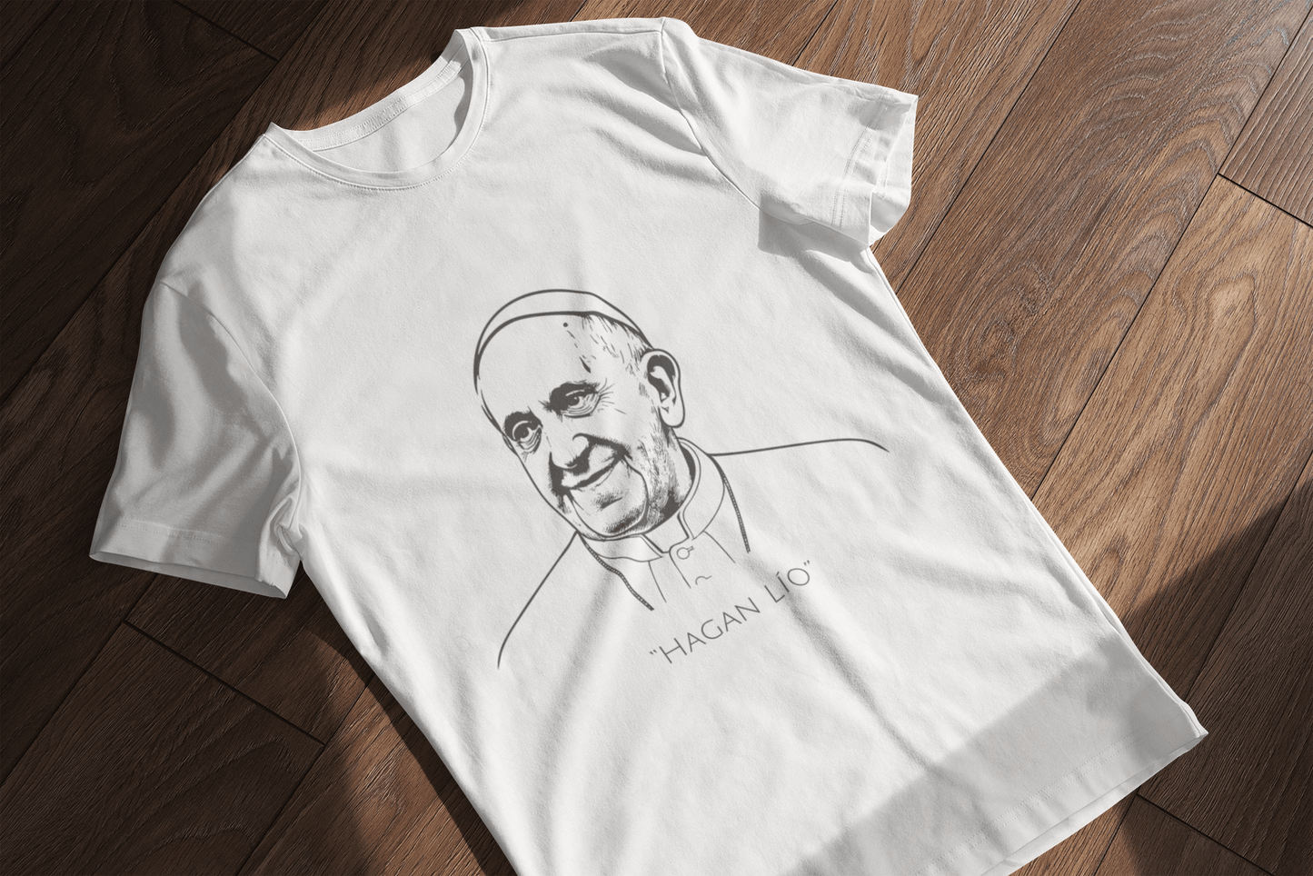 Remera Personalizada en Homenaje al Papa Francisco – Elegí el color y su frase favorita.