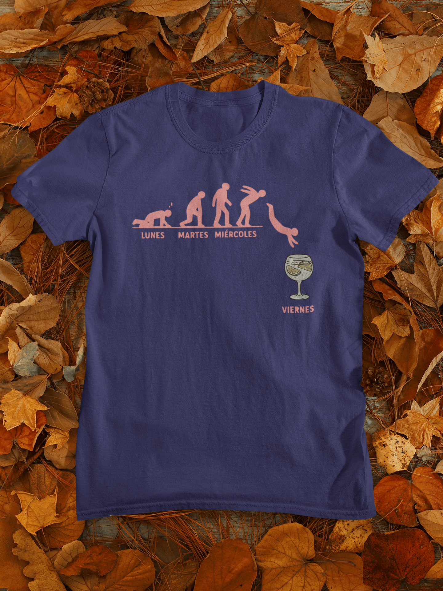 🍻 Evolución hacia el Viernes – Remera Unisex Personalizada