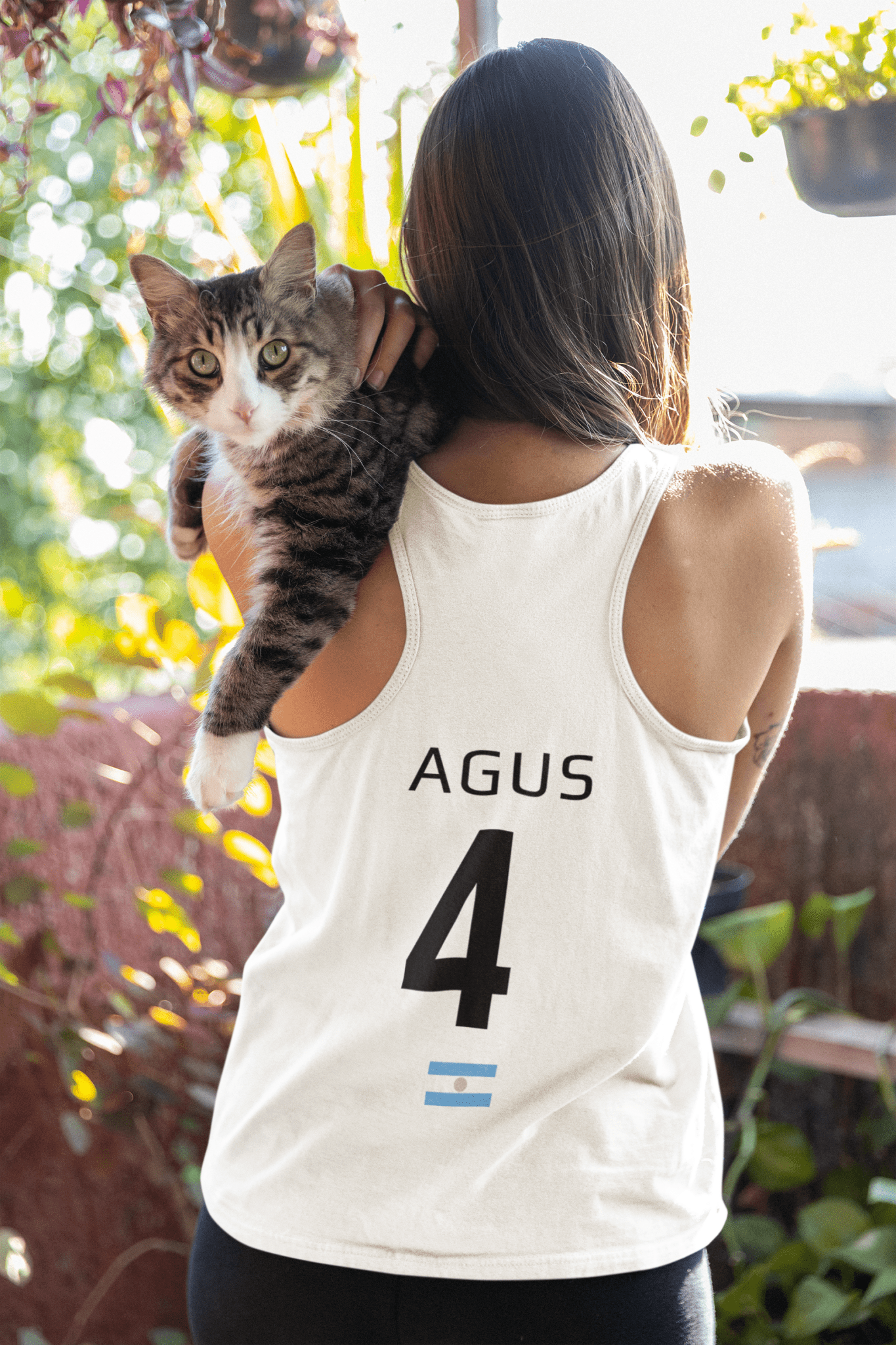 Musculosa Personalizada de Mujer - Subí tu diseño - Frente y Espalda