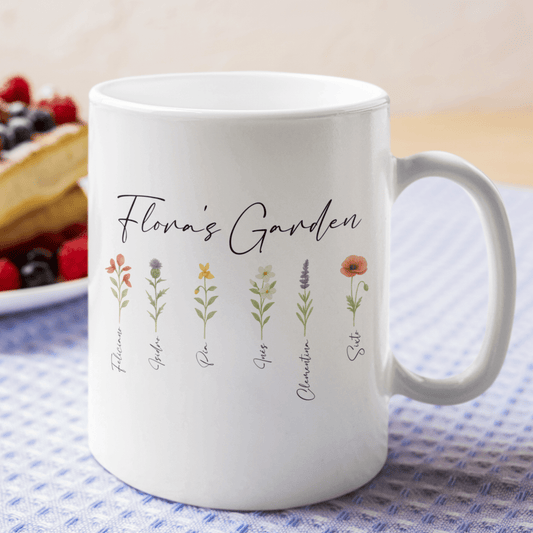 Taza Personalizada “El Jardín de…” – Flores Autóctonas Argentinas