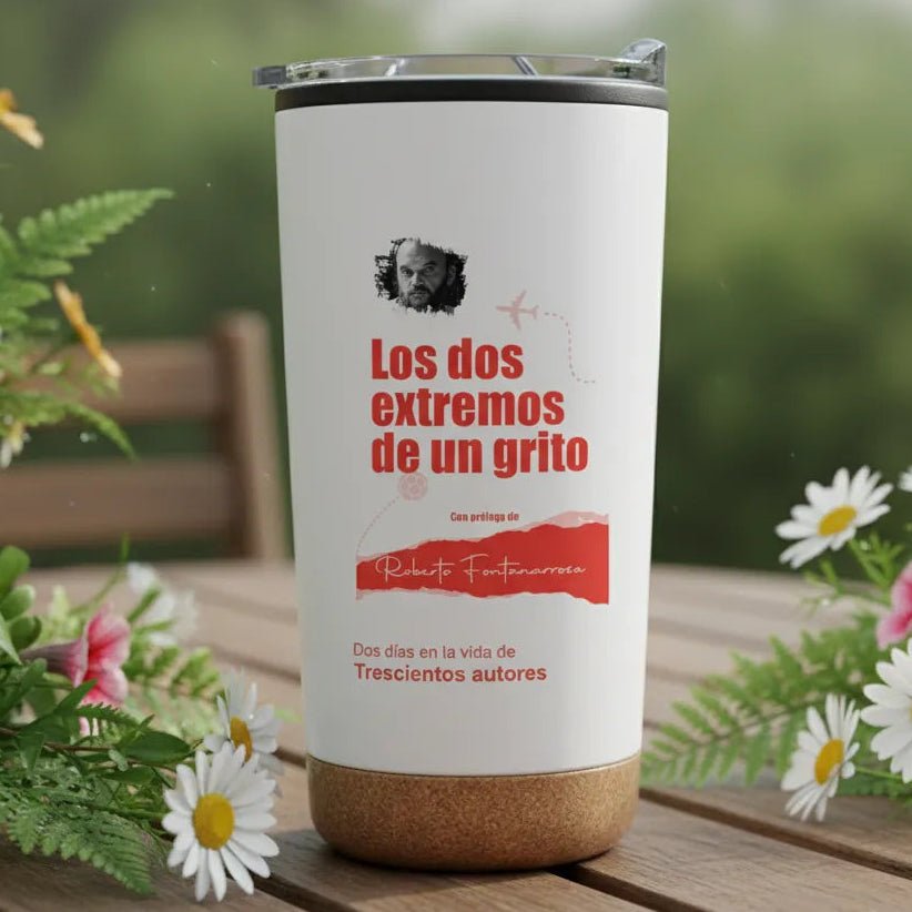 Jarro Térmico "Gritos" Personalizado - Nombre y foto del autor