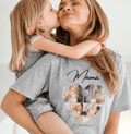 Remera personalizada - CORAZÓN DE FOTOS - 100% algodón