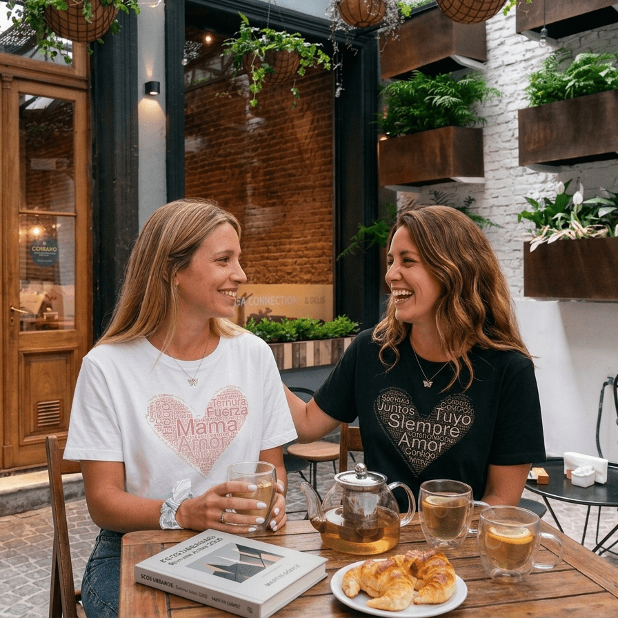 Las Palabras que me Definen – Remera Corazón Personalizada