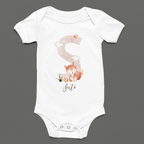 Body Personalizado con Inicial y Nombre – Animales en Acuarela
