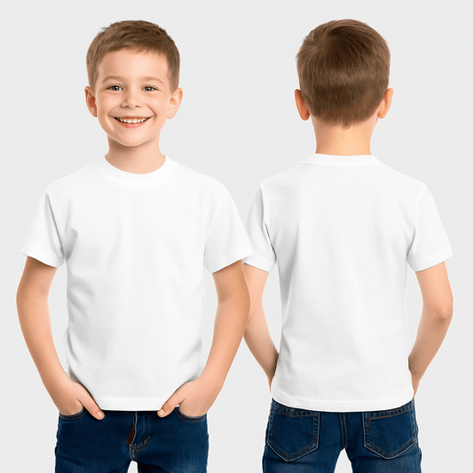 Remera de Niño Personalizada - Subí tu diseño - Frente y espalda