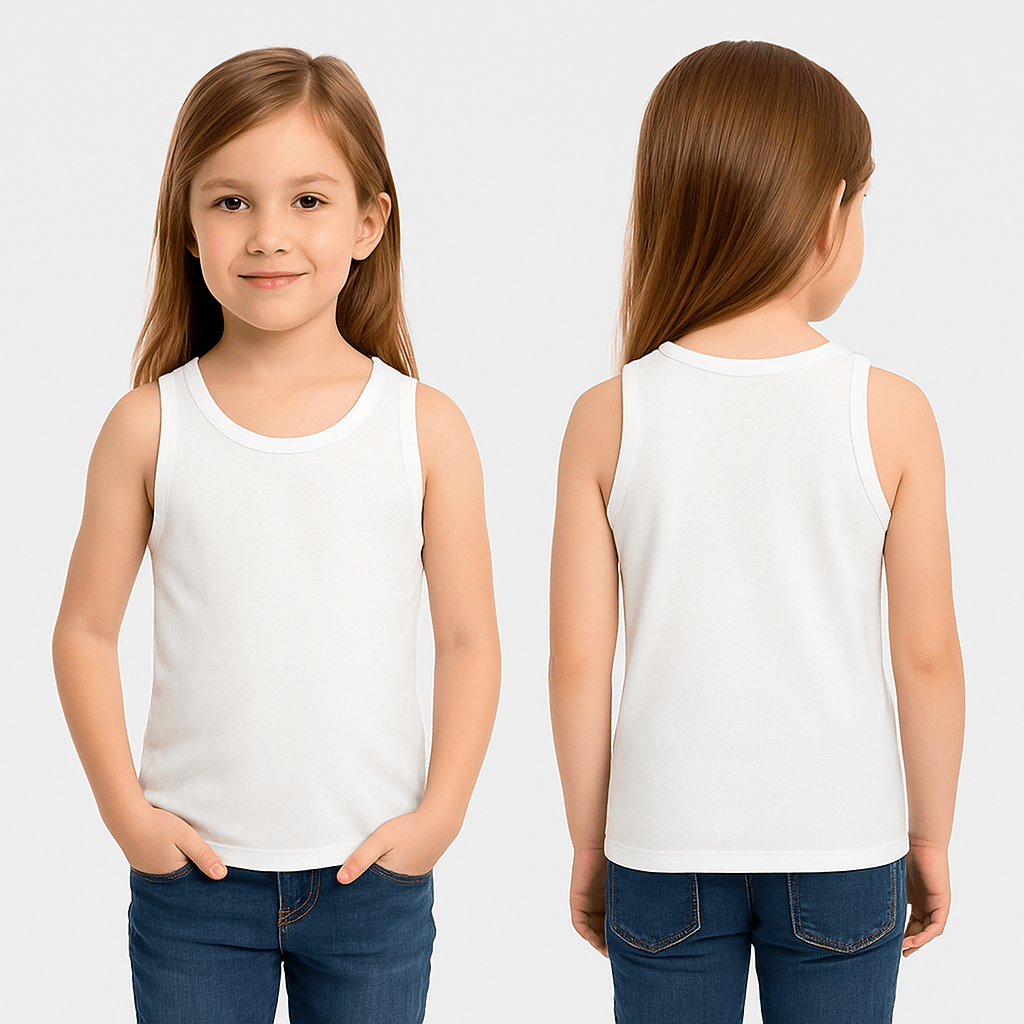 Musculosa de Niño Personalizada - Subí tu diseño - Frente y espalda