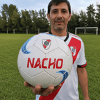 Pelota de Fútbol Personalizada con el escudo del equipo de Papá y su Nombre