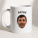 Taza Personalizada con Foto Recortada de Cara + Nombre  - Para papá