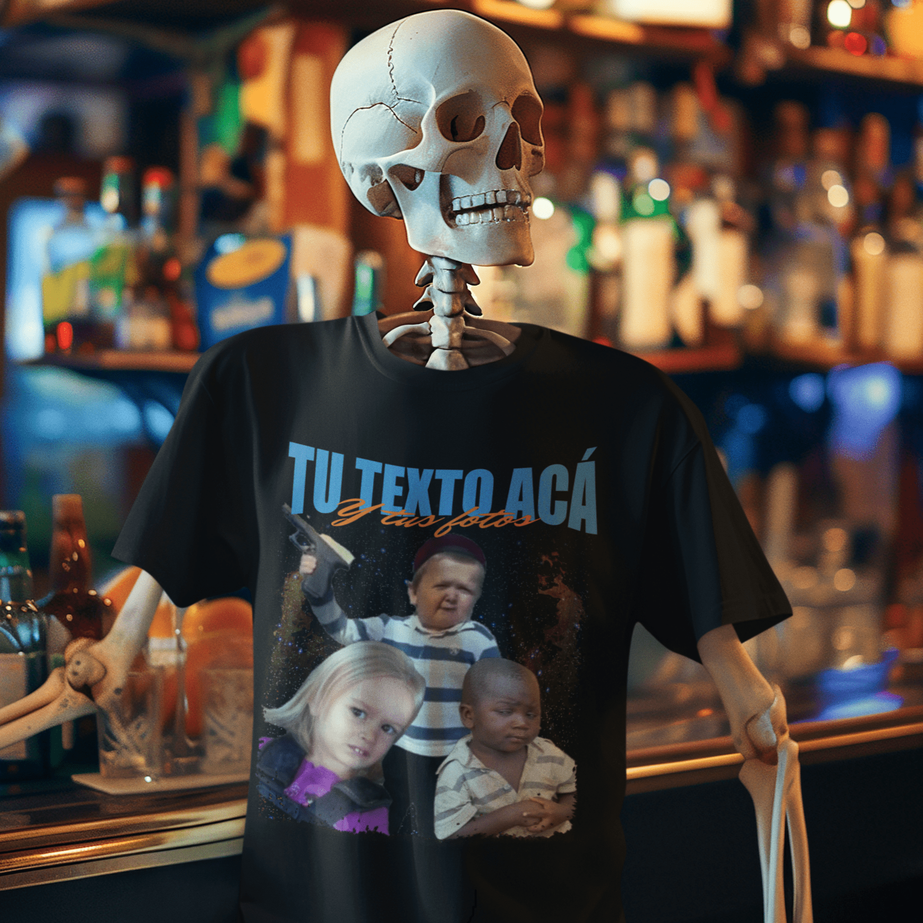 Remera Retro - Con tus fotos, cantante favorito, mascotas, amigos...