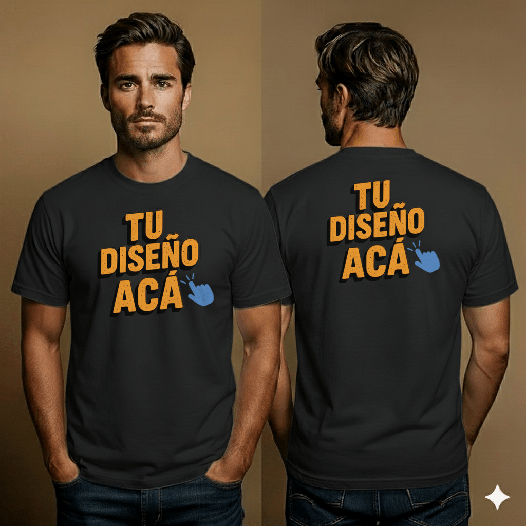 🎨 👕 Diseño Propio – Frente y Espalda