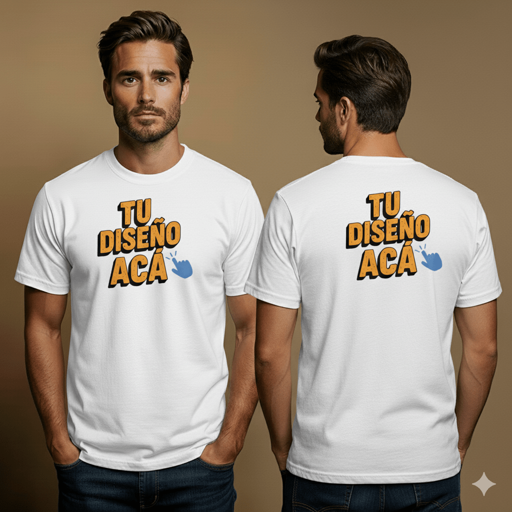 🎨 👕 Diseño Propio – Frente y Espalda