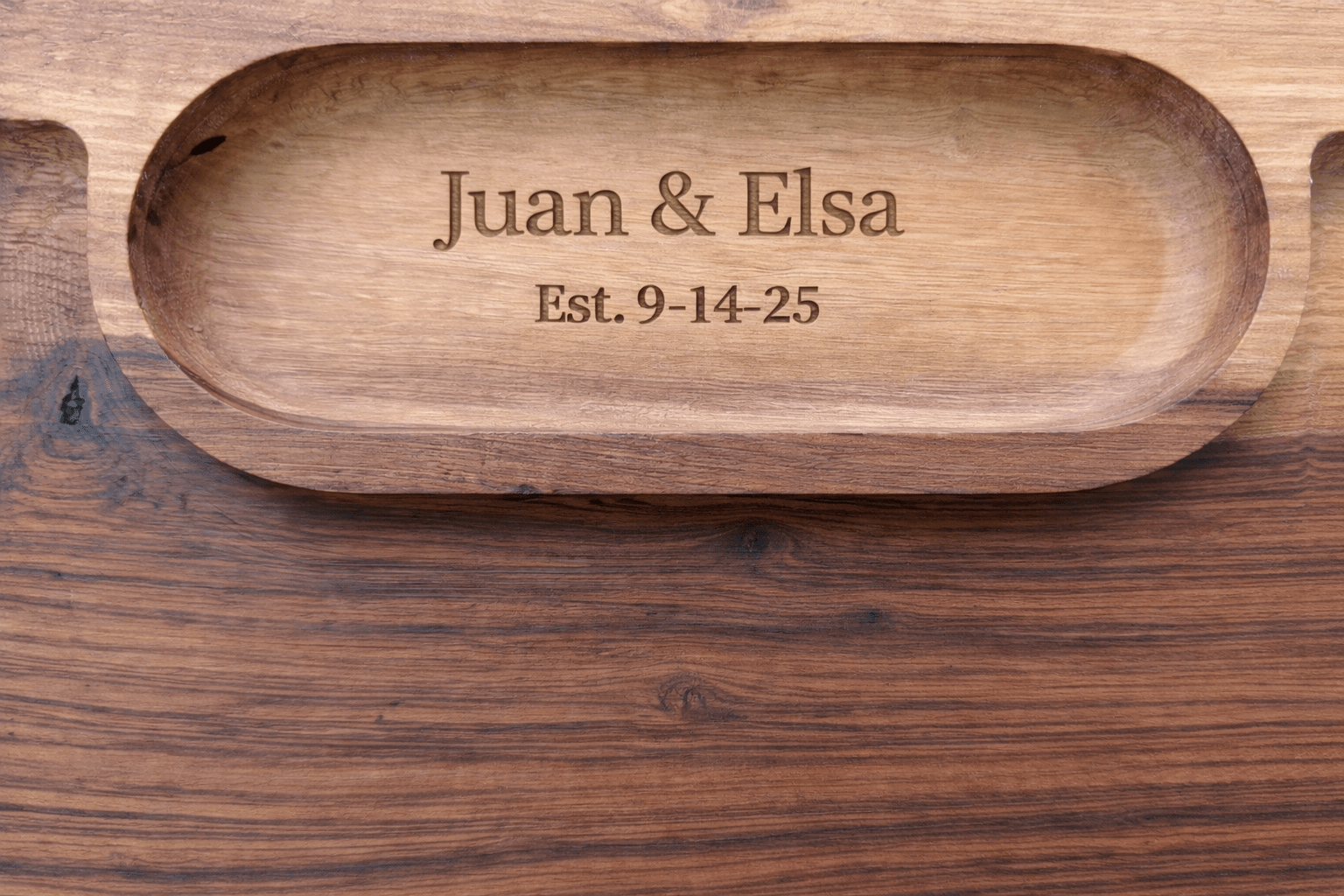 Tabla Personalizada de Guayubira de una sola pieza - Tamaño 50x30x3  🪵🔥