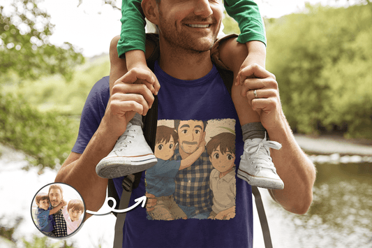 Tu foto al estilo Ghibli – Remera personalizada
