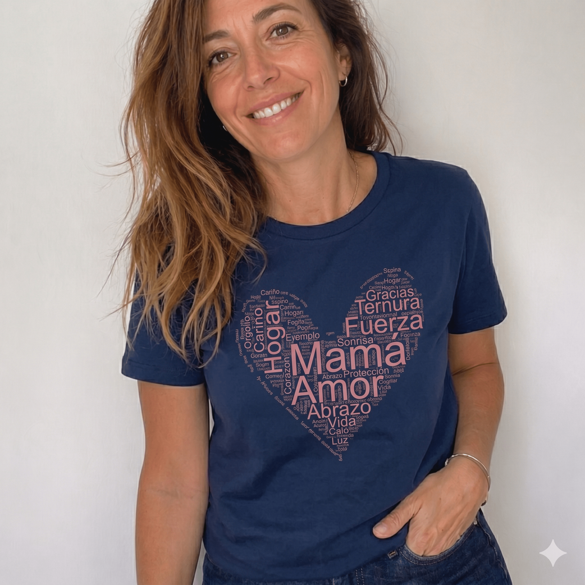 Las Palabras que me Definen – Remera Corazón Personalizada