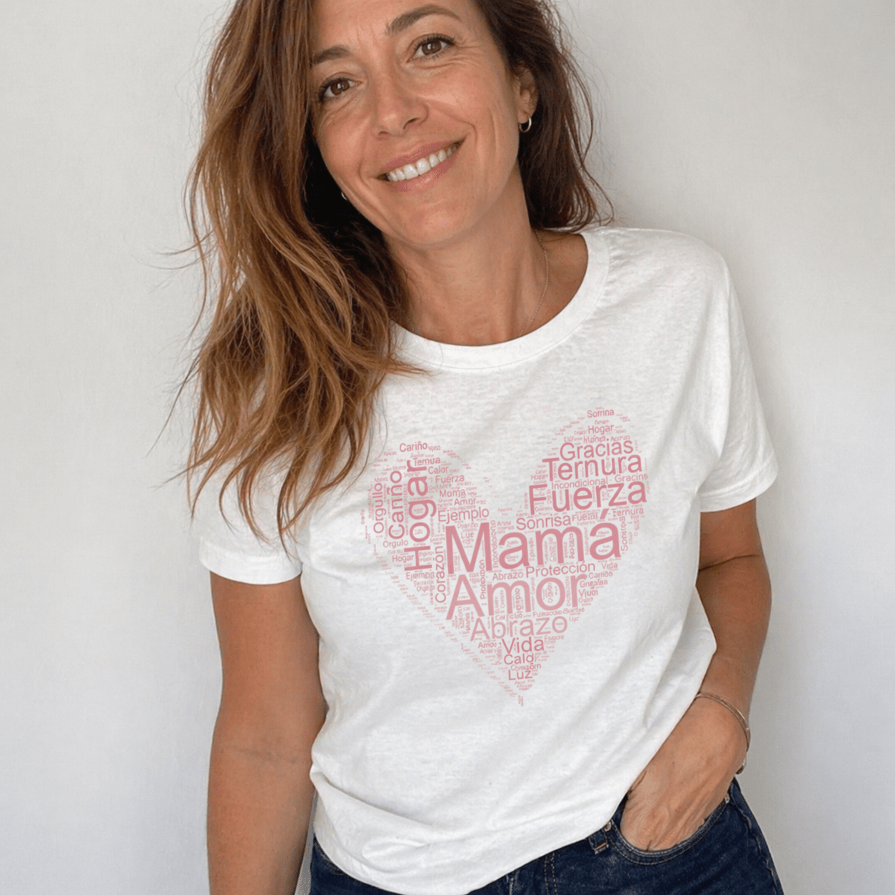 Las Palabras que me Definen – Remera Corazón Personalizada