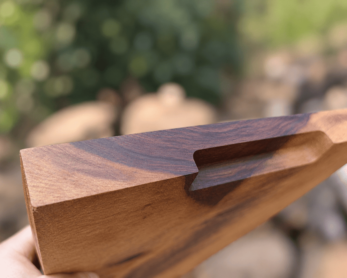 Tabla de asado con grabado personalizado - GUAYUBIRA DE UNA SOLA PIEZA - Tamaño 50x30x3