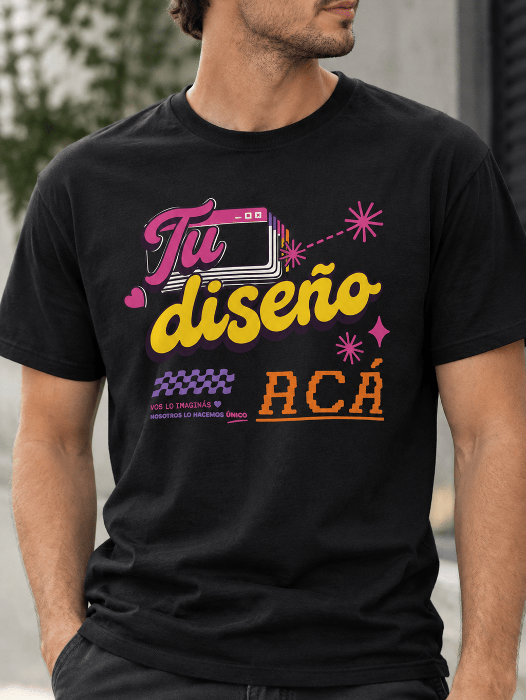 Remera Personalizada SUBÍ TU PROPIO DISEÑO - 100% algodón