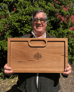 Tabla de asado con grabado personalizado - GUAYUBIRA DE UNA SOLA PIEZA - Tamaño 50x30x3