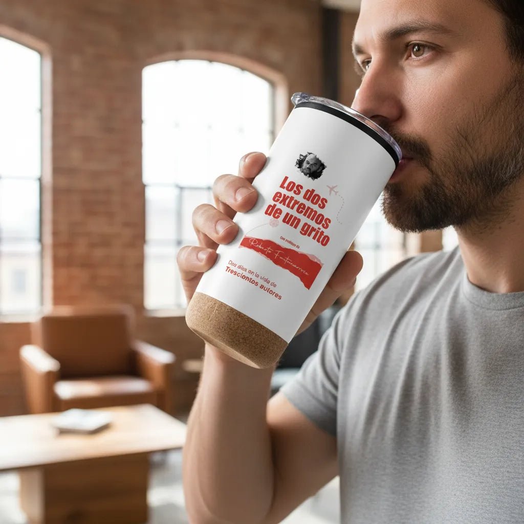 Jarro Térmico "Gritos" Personalizado - Nombre y foto del autor