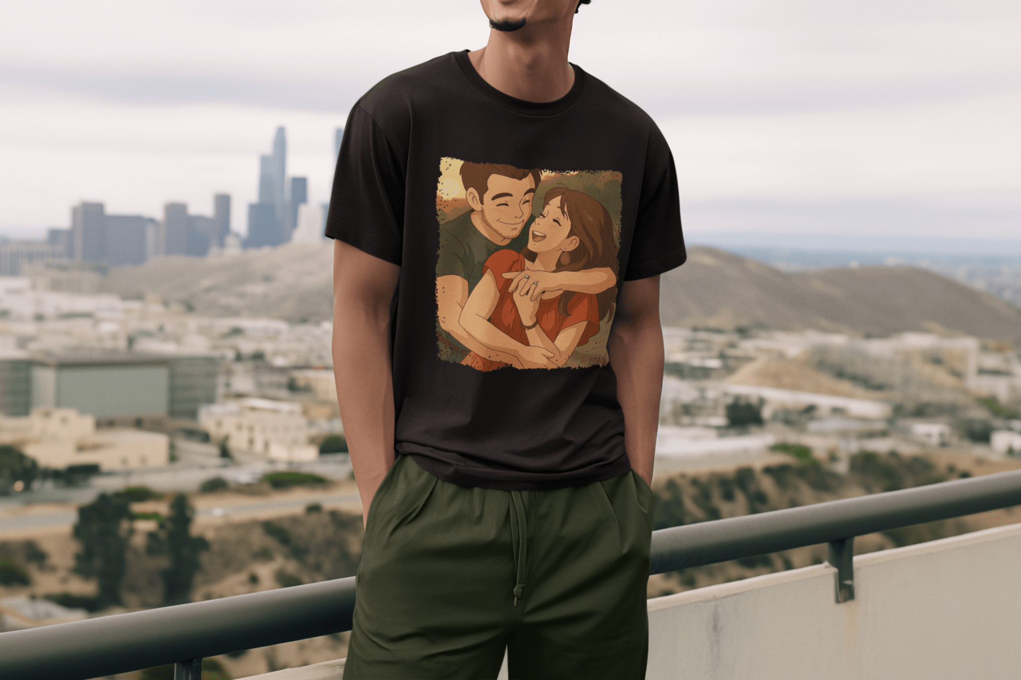 Tu foto al estilo Ghibli – Remera personalizada