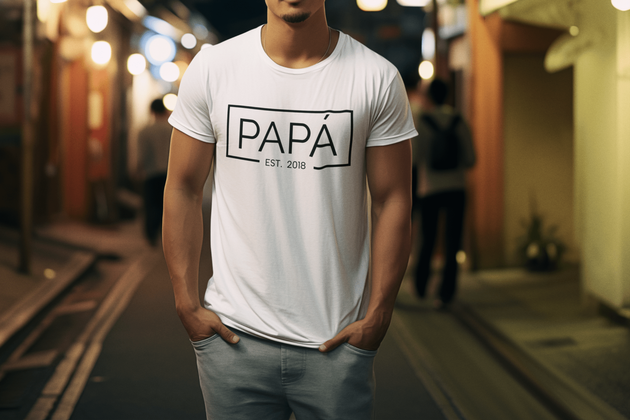 Papá Desde [Año] – Remera Personalizada