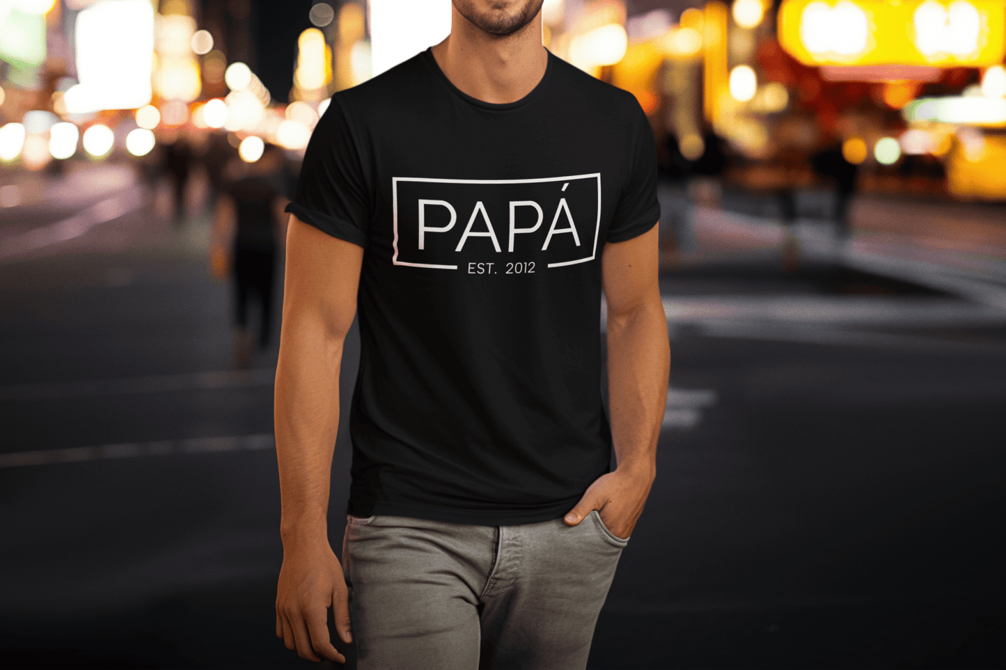 Papá Desde [Año] – Remera Personalizada
