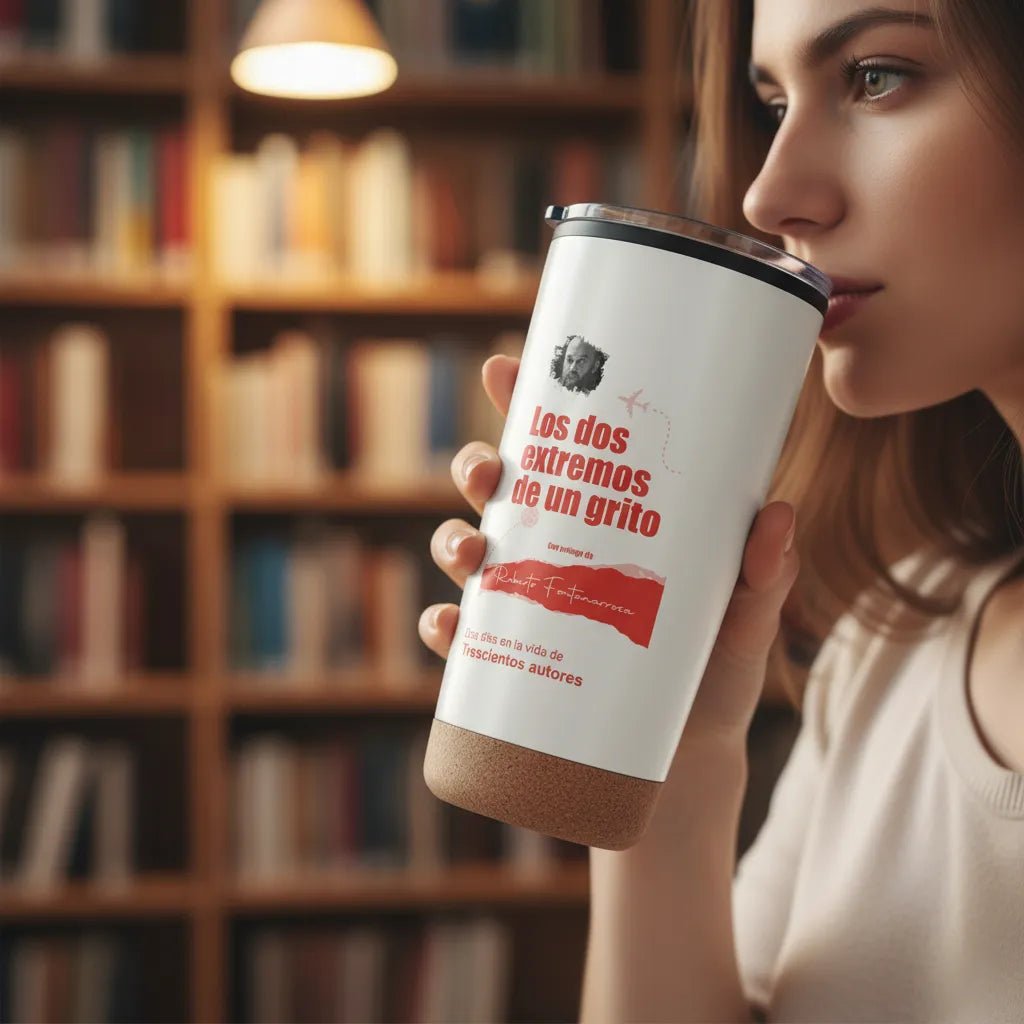 Jarro Térmico "Gritos" Personalizado - Nombre y foto del autor