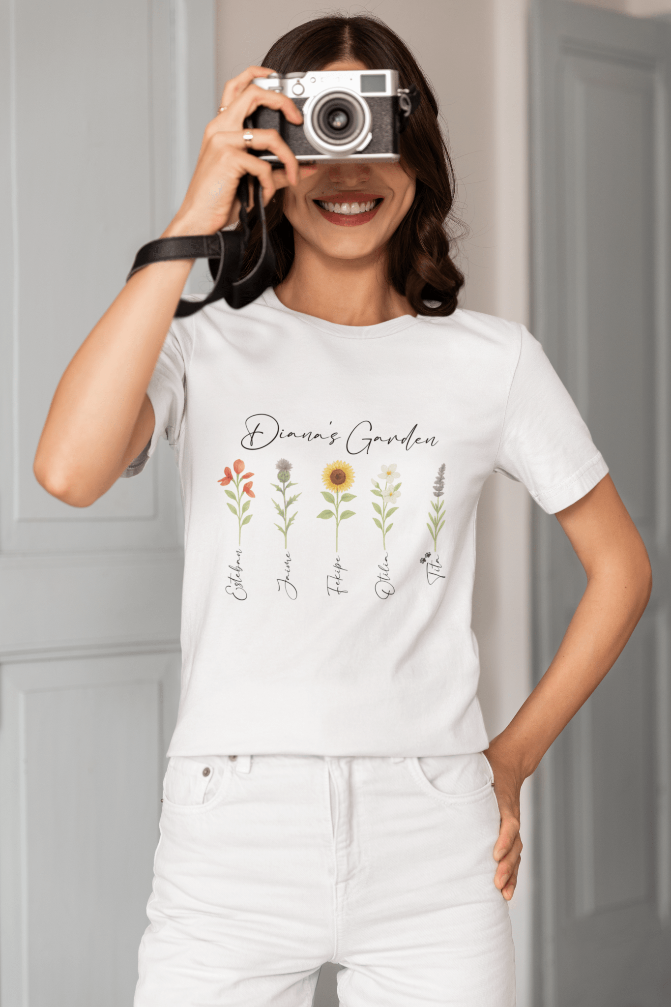 🌼 Remera “Momma’s Garden” | Personalizá tu Jardín Familiar