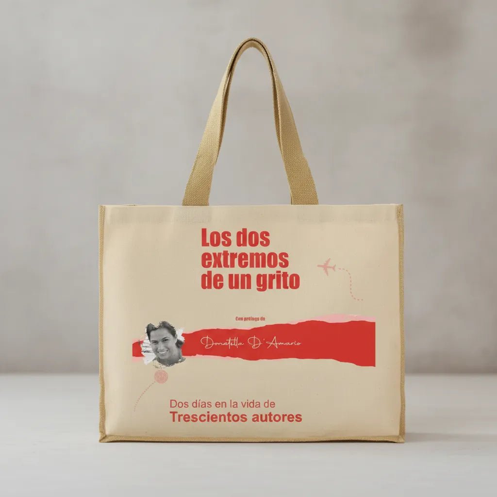 Tote Bag "Grito" 👜🗣️ – Alpillera y Algodón - Personalizá con nombre y foto
