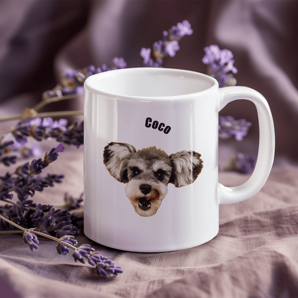 🖼️✨ Taza Personalizada con Foto Recortada de Cara 😊📷 + Nombre 📝☕