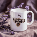 🖼️✨ Taza Personalizada con Foto Recortada de Cara 😊📷 + Nombre 📝☕