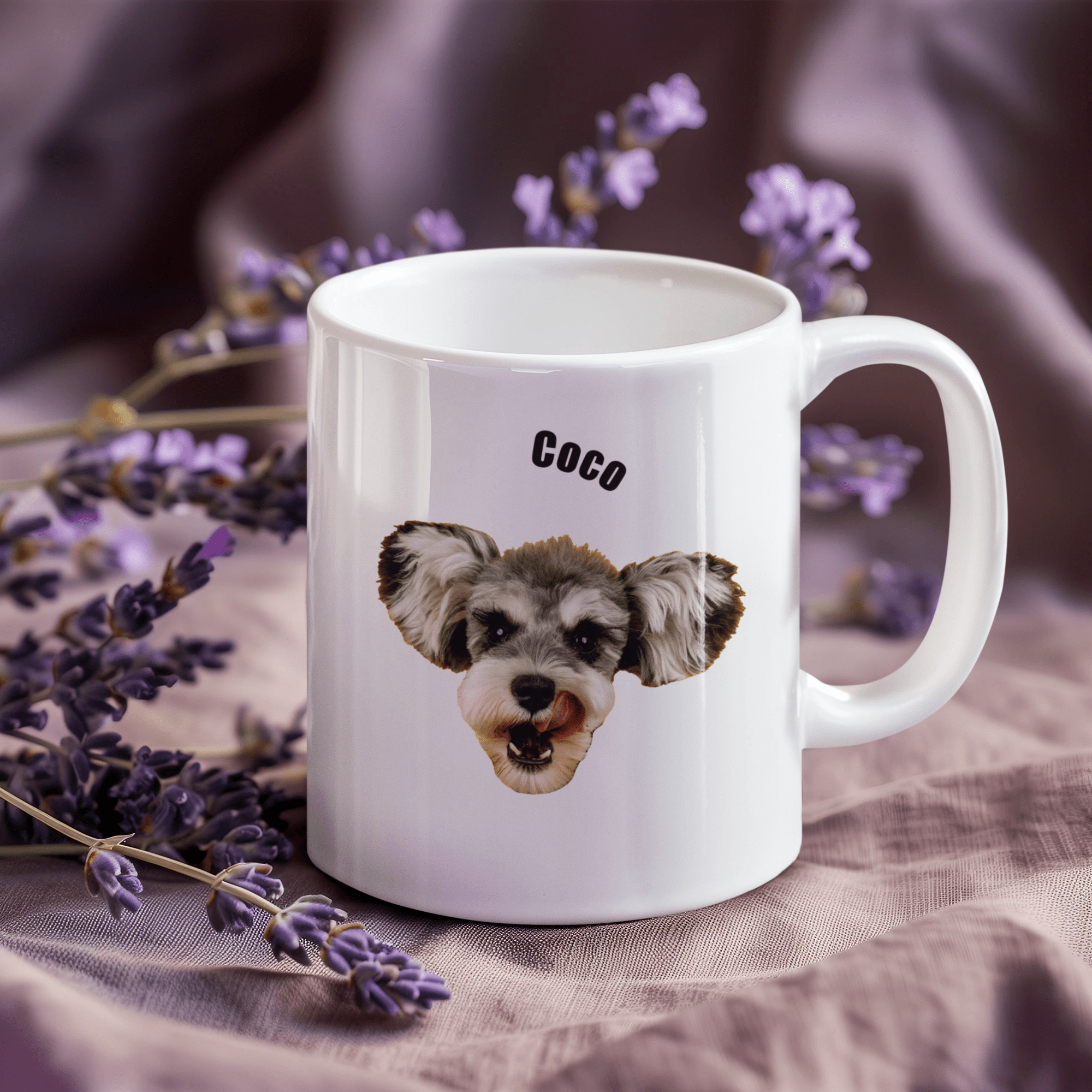 🖼️✨ Taza Personalizada con Foto Recortada de Cara 😊📷 + Nombre 📝☕