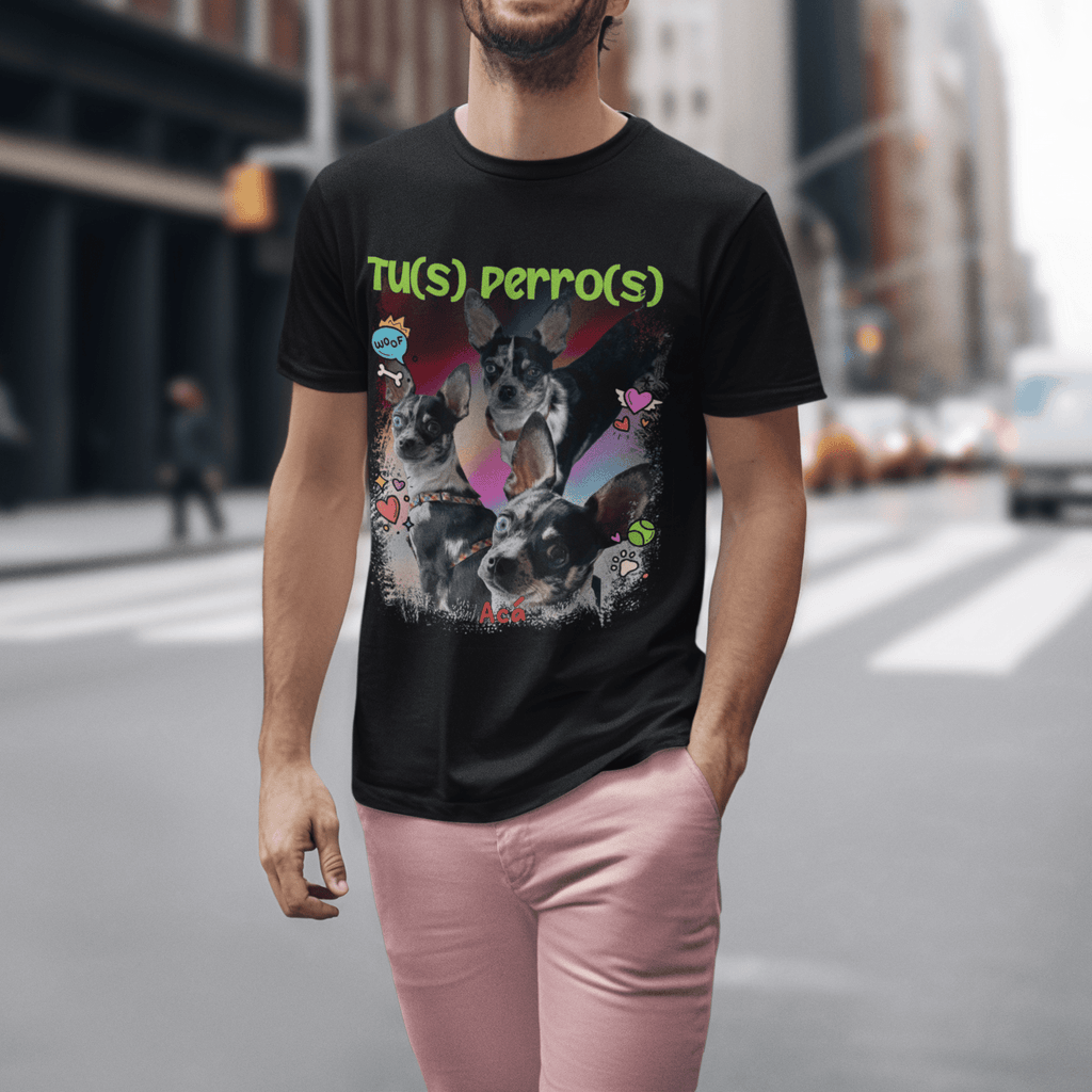 Remera Retro - Con las fotos de tus amigos peludos