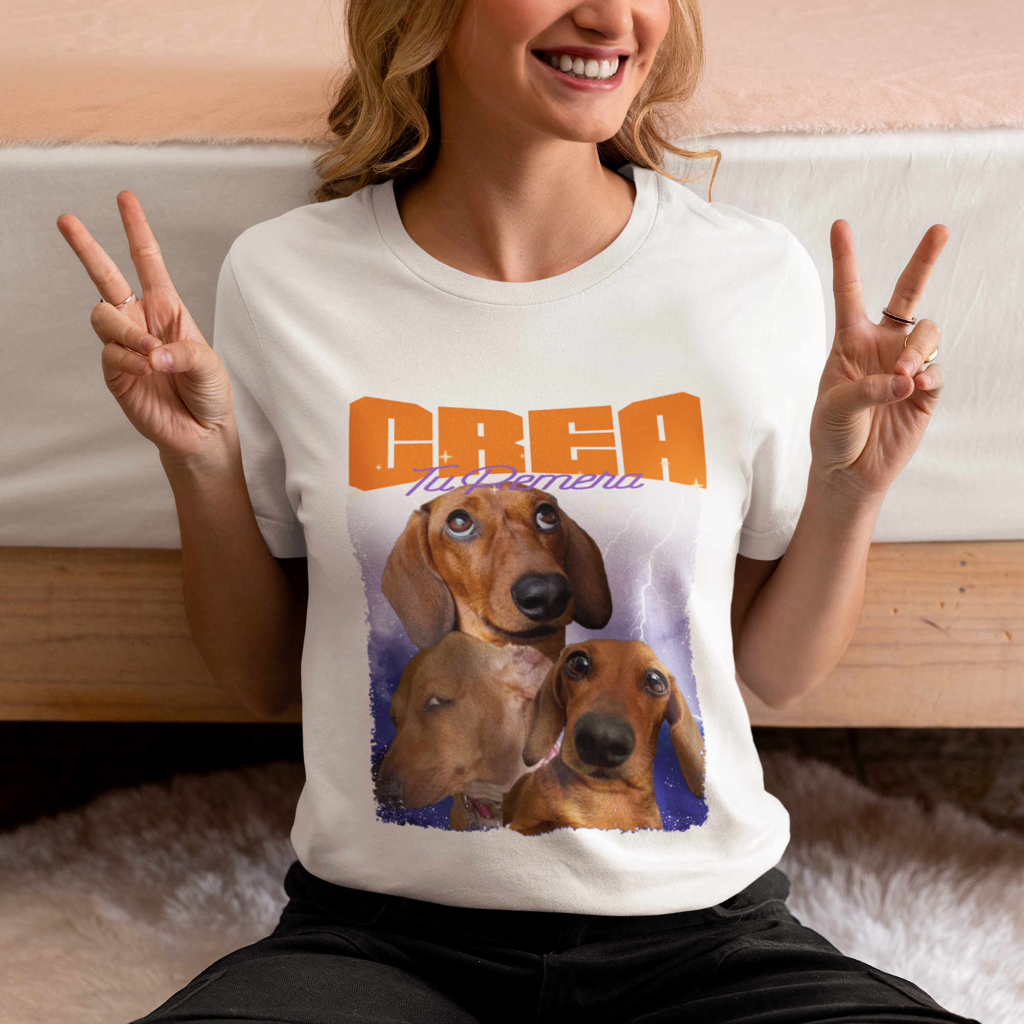 Remera Retro - Con tus fotos, cantante favorito, mascotas, amigos...