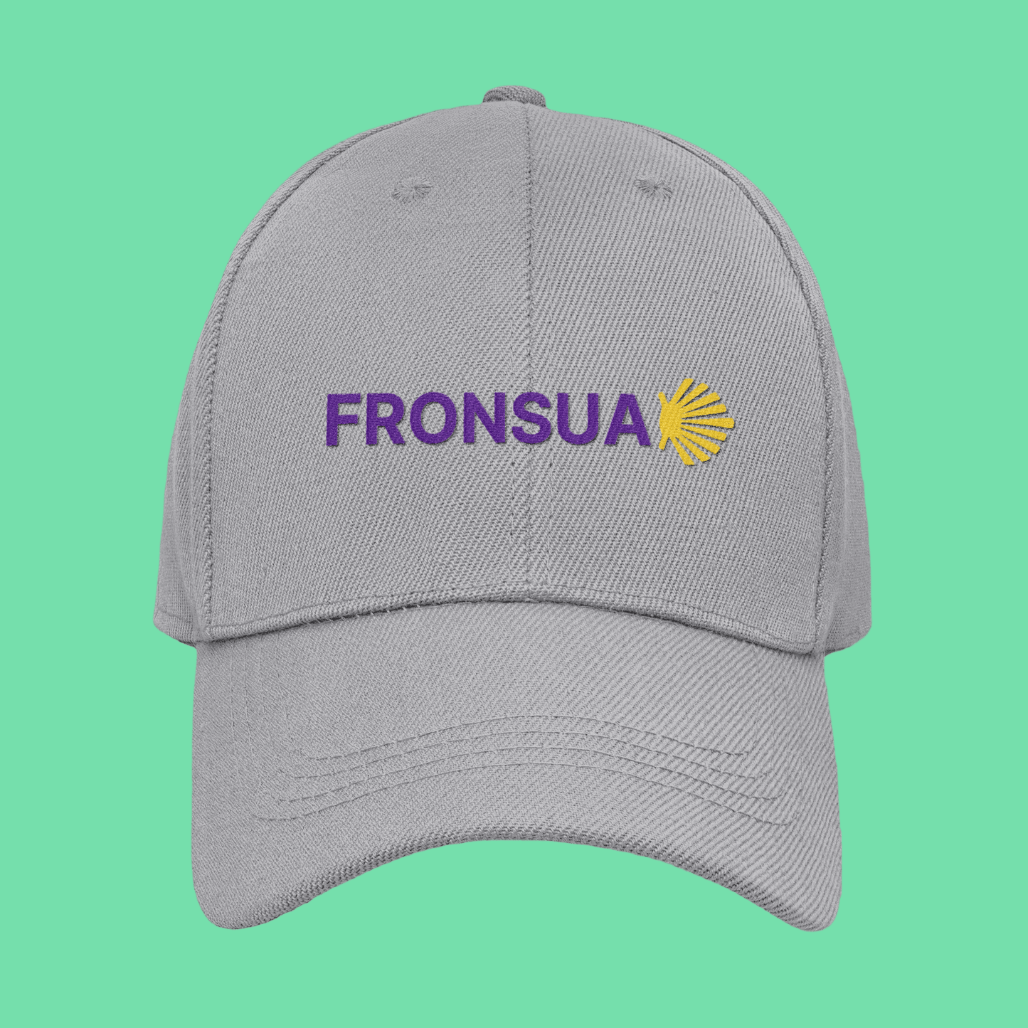 Gorra Gris Algodón con broche - FRONSUA