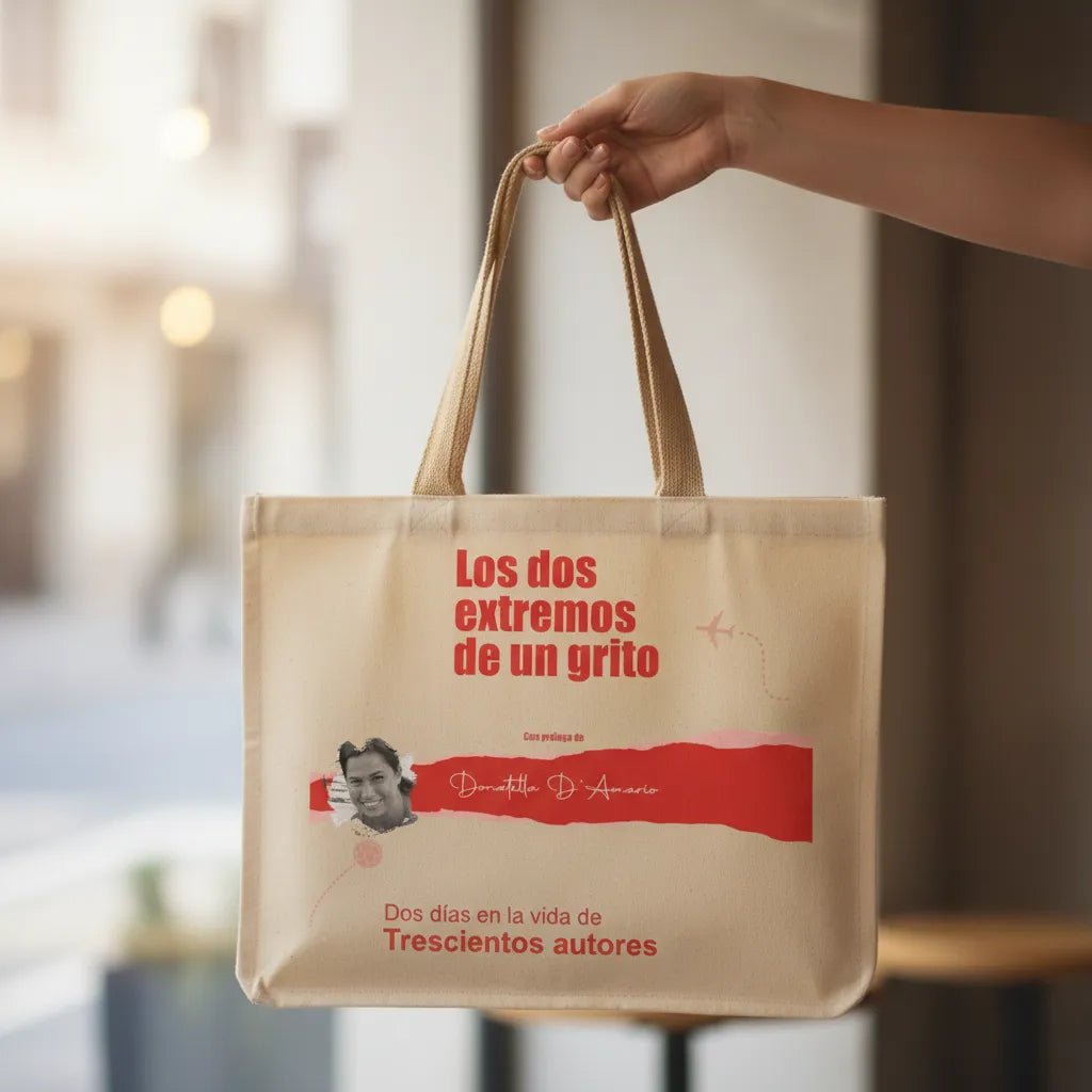 Tote Bag "Grito" 👜🗣️ – Alpillera y Algodón - Personalizá con nombre y foto