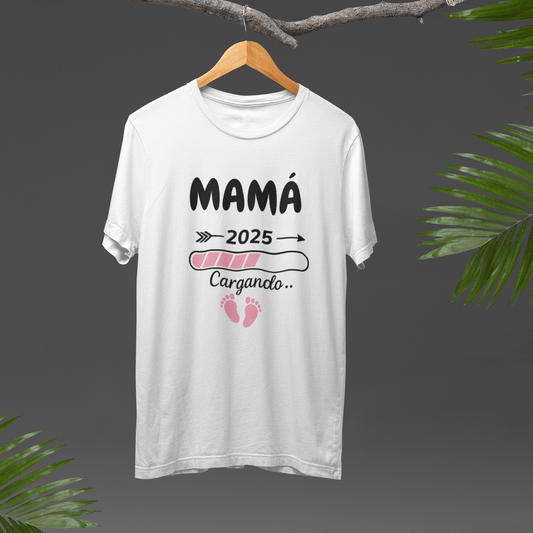 ⏳🤰✨ – Mamá cargando, bebé en camino - Personalizá con el año de nacimiento