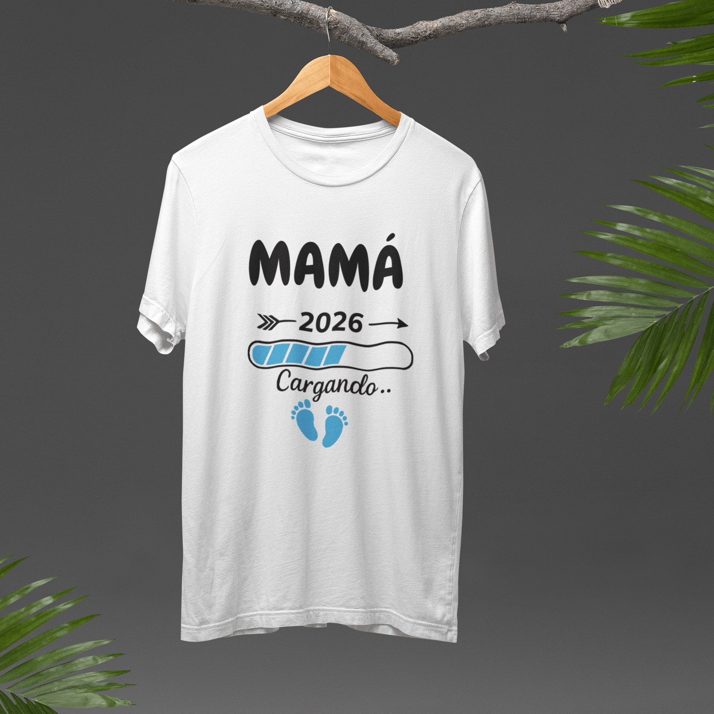 ⏳🤰✨ – Mamá cargando, bebé en camino - Personalizá con el año de nacimiento