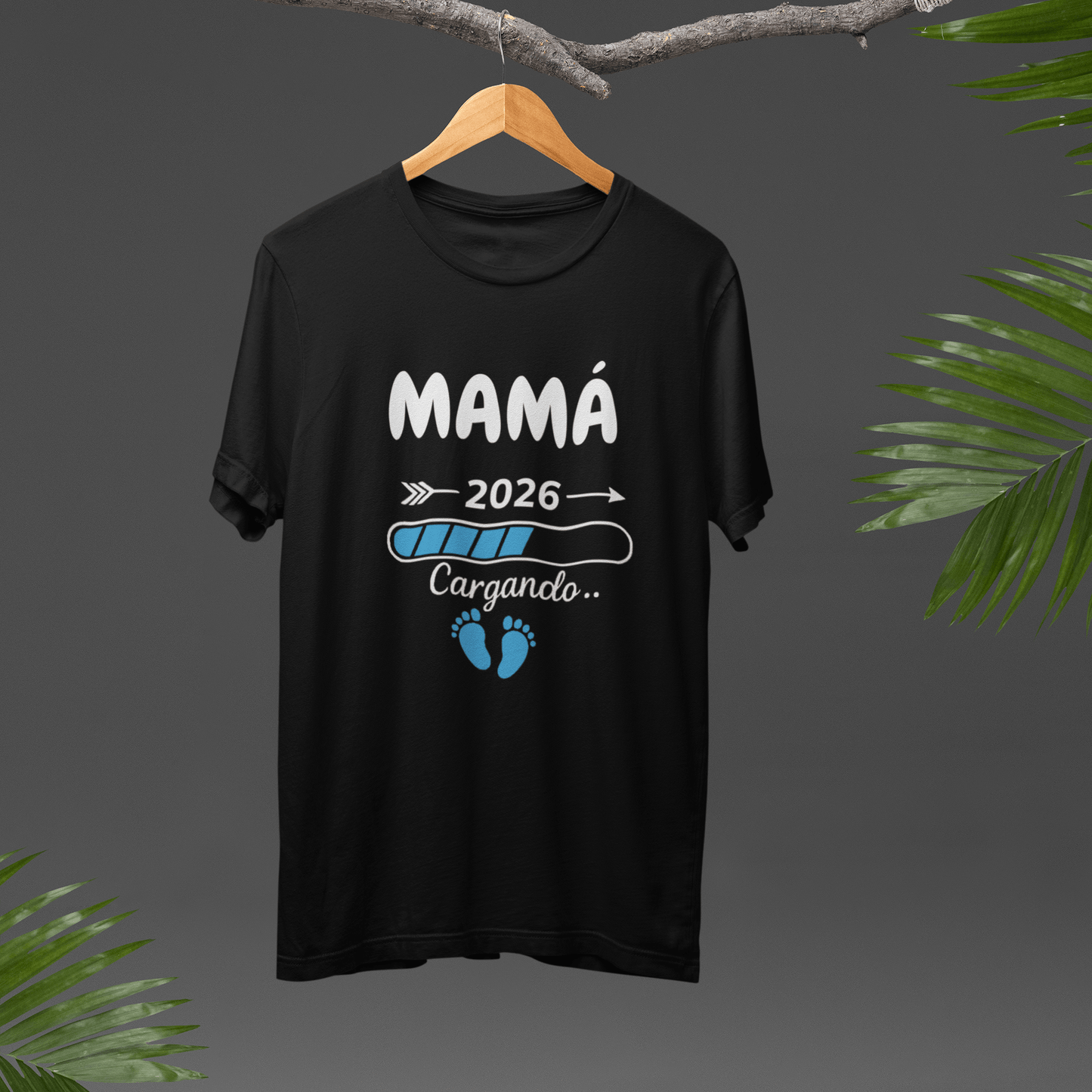 ⏳🤰✨ – Mamá cargando, bebé en camino - Personalizá con el año de nacimiento
