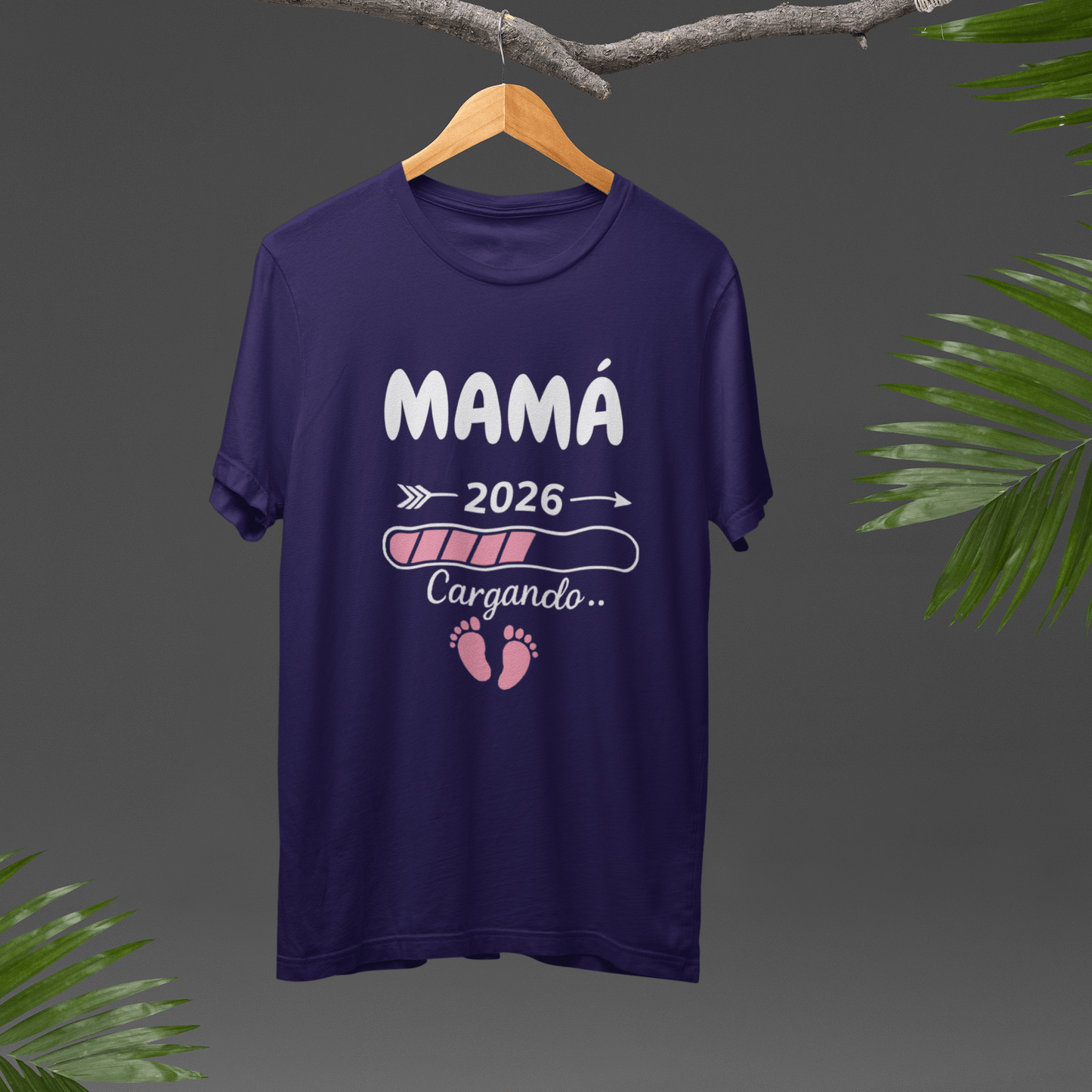 ⏳🤰✨ – Mamá cargando, bebé en camino - Personalizá con el año de nacimiento