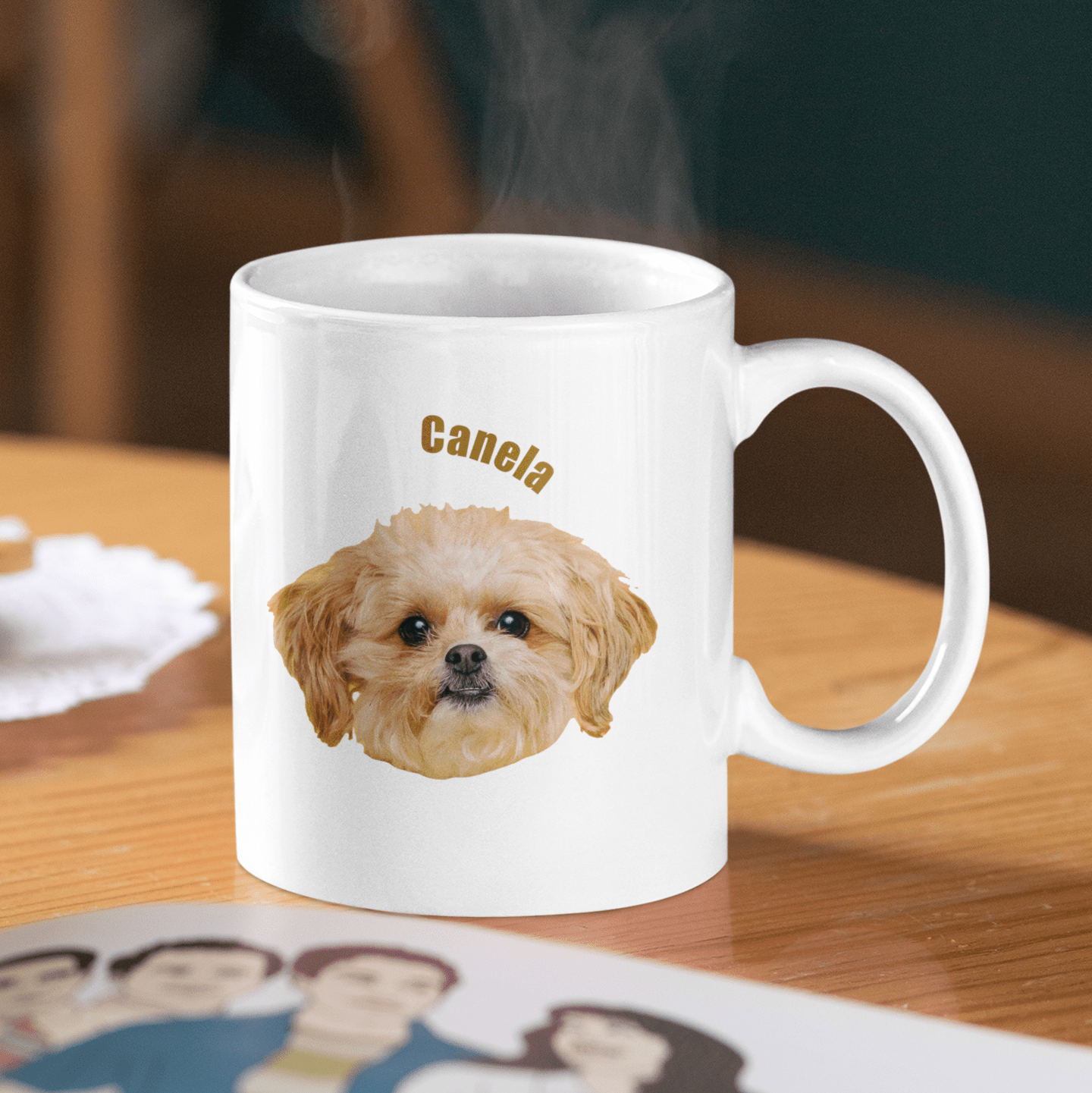 🖼️✨ Taza Personalizada con Foto Recortada de Cara 😊📷 + Nombre 📝☕