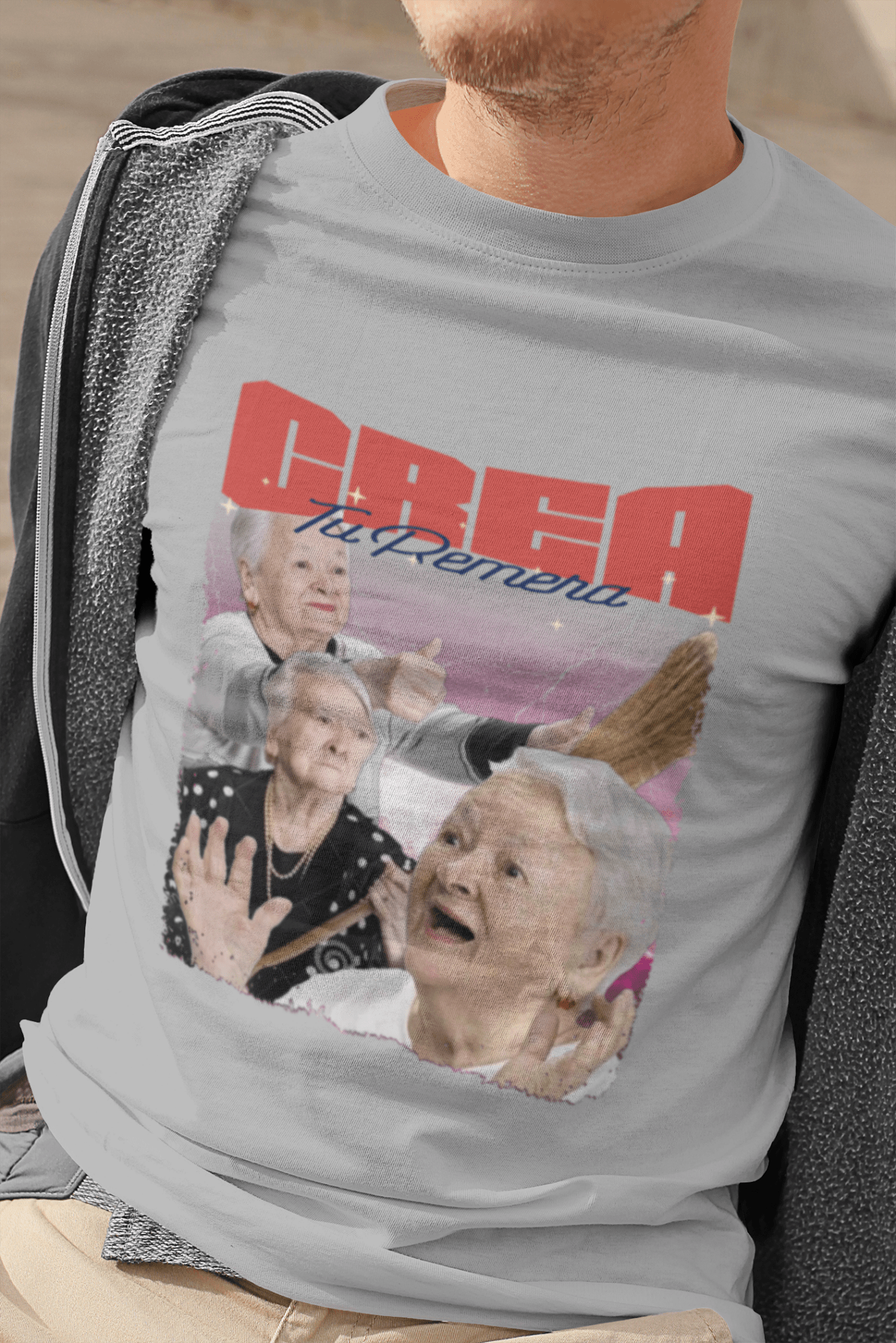 Remera Retro - Con tus fotos, cantante favorito, mascotas, amigos...